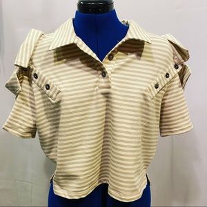 Fashion brand company 3 neck hole polo